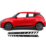 Calca Stickers Suzuki Swift Franjas Laterales Flag Sport 