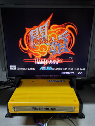 Juego Matrimelee + Pegatina Para Sistema De Neogeo Mvs Jamma