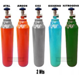 Tubo Cilindrico 2 Mt³ Atal Argon Co2 Oxigeno Nitrógeno Envio
