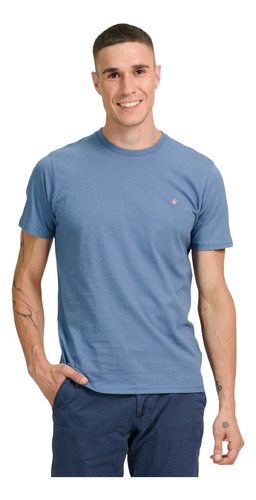 Remeras Hombre Brooksfield Algodón Premium Logo Moda 1017b