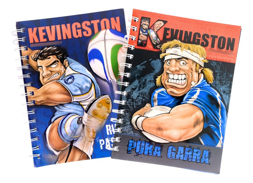 Cuadernos Espiral A5 Kevingston Rugby Passion Chicos Escolar