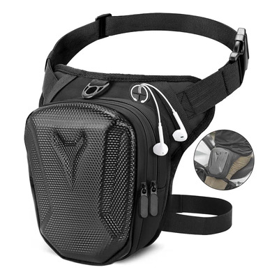 Piernera \u002F Riñonera Bolsa Impermeable Para Motociclista Negro Simuky | MercadoLibre