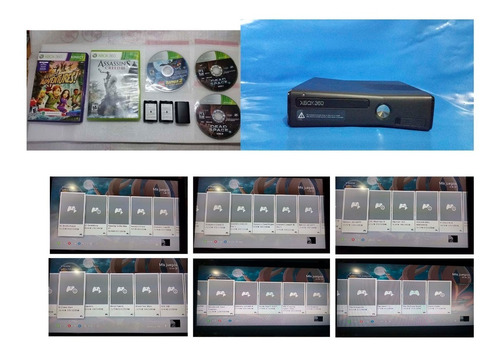 Consola Xbox 360 S, Kinect, Controles Y Juegos (funcionando)