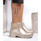 Botas De Lluvia Mujer Taco Metal Comodas Araquina Praga