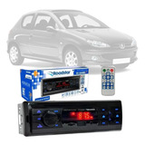 Aparelho Radio Mp3 Fm Usb Bluetooth  Peugeot 206 