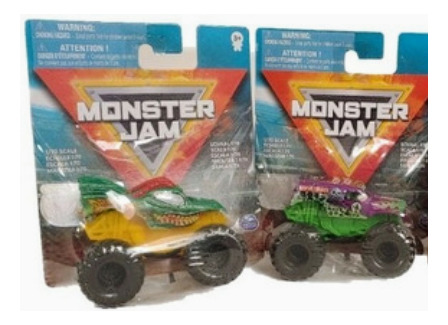 Monster Jam Pack 2 Camionetas Escala 1:70 Spin Master 