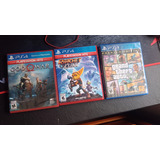 Lote X3 Juegos Ps4