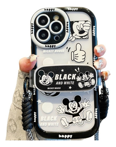 Cartoon Tide Marca Mickey Teléfono Caso Para iPhone