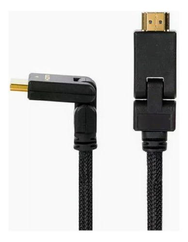 Cable Hdmi Obsidian Mallado 2 Metros Reforzado