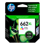 Cartucho De Tinta 662xl Hp Originales Tricolor