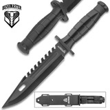 Cuchillo Bushmaster Black Dog Tactico Militar Comando Navaja