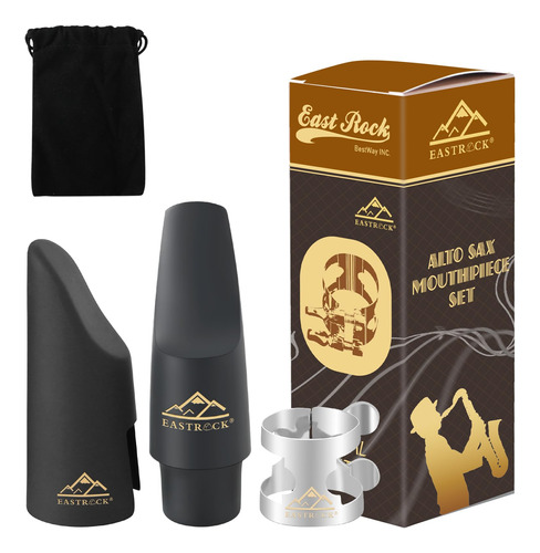 Eastrock El Kit De Boquilla De Saxofon Alto Incluye Ligadura