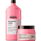 Kit Vitamino Color Loreal Shampoo 1500ml + Máscara 500g