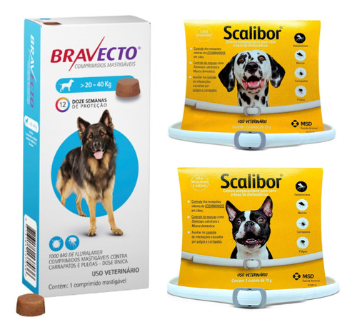 01 Scalibor 48cm E 01 Scalibor 65cm E 01 Bravecto 20 A 40kg