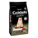 Ração Premium - Premier Pet Golden Gatos Adultos Castrados Carne 10kg