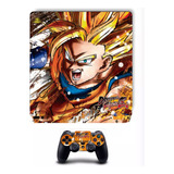 Skin Para Ps4 Slim Dragon Ball Fighterz 