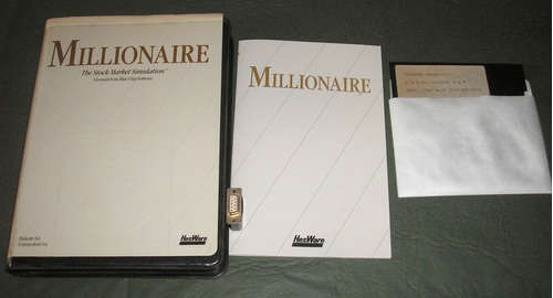 Millionaire Guide Commodore 64 W/box Disk & Security Adapter