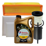 Kit 4 Filtros Orig. + Aceite 9000 Peugeot 2008 1.6 Nafta 16v