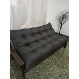 Colchon Futon 3 Cuerpos Chenille Reforzado Antidesgarro