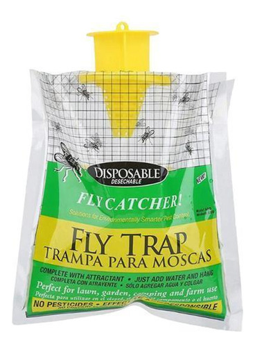 2 Fly Fly Catcher, Profesional Desechable Para Colgar Al