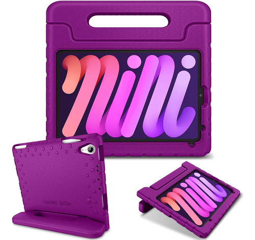 Fintie Funda Kids P/ iPad Mini 6 De 8.3 Inch Liviano Morado