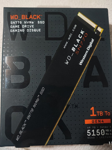 Ssd Wd Black 1 Tb Sn770 Nuevo