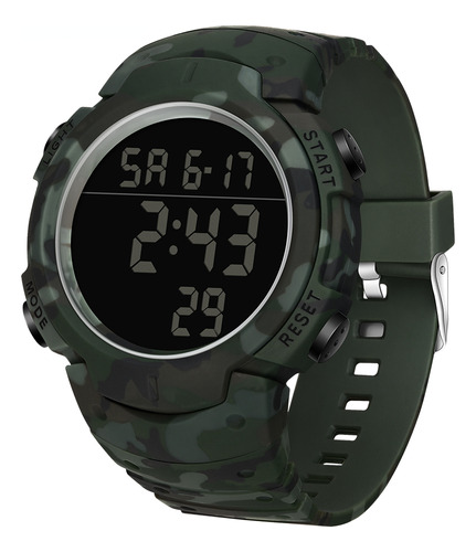 Relógio Digital Sanda 2182 Military Sports Multi Led Night L