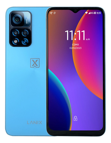 Smartphone Lanix Alpha 1r 64gb/4gb Ram Azul(13095)