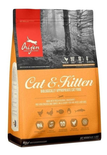 Orijen Cat And Kitten 1,8 Kgs / Catdogshop