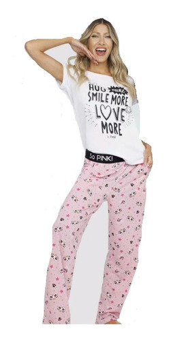 Pantalon Pijama Estampado Sueltos So Pink!. So Urban. 17005