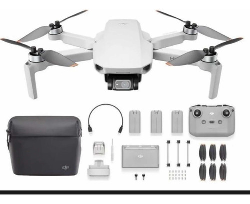 Drone Dji Mini 2 + Fly More Combo 4k - 10 Km Dist 500 M Altu