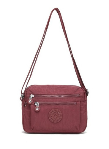 Bolso Carriel Unicolor Manos Libres Para Mujer Mindesa 