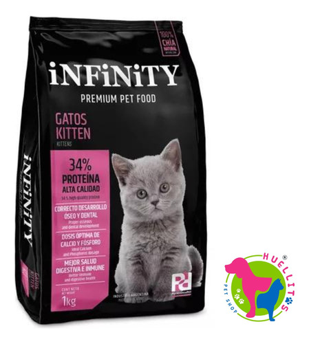 Infinity Kitten / Cachorro Gato X 10kg - Huellitas Pet Shop