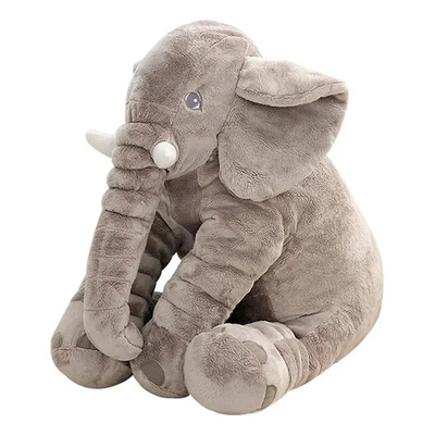 K A Almohada Infantil De Peluche Con Forma De Elefante Gris | Envío gratis
