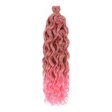 Fwefww Extensiones De Cabello Trenzadas Ocean Wave Crochet