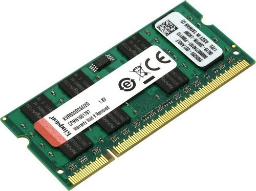 Memoria Ram Valueram Color Verde 2gb 1kingston Kvr800d2s6/2g