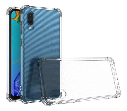 Carcasa Para Samsung A02 Transparente Antigolpe