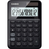 Calculadora Casio My Style Ms-20uc 12 Dígitos Color Negro
