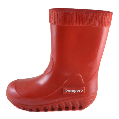 Bota Lluvia Pampero Infantil Rojo