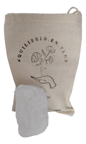 Piedra De Alumbre 70 Gr Desodorante Natural - Bolsa Lienzo