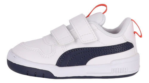 Zapatilla Puma Multiflex Niños Td Blanco/azul