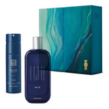 Kit Presente Egeo Blue Deo Colônia Spray 100ml Masculino O Boticário.