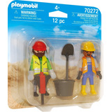 Playmobil Duo Pack 70272 Obreros De La Construccion