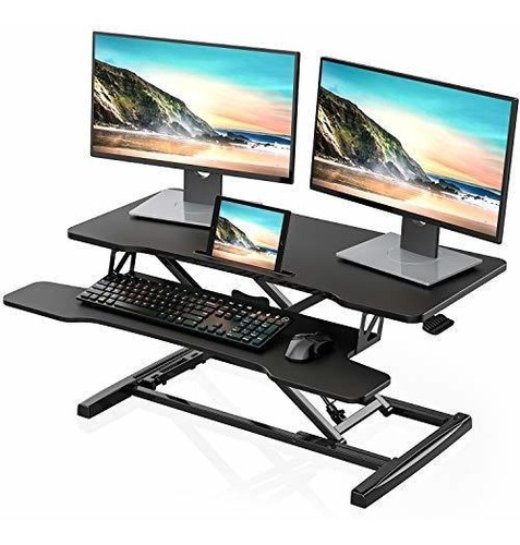 Mesa De Trabajo - Height Adjustable Standing Desk Converter 