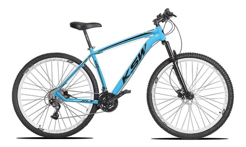 Bicicleta Aro 29 Ksw 27v Freio Hidráulico Suspensão Trava  