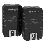 Radio Flash Transceptor Wireless Yongnuo Yn 622c Canon 2 Uni