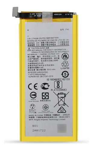 Bateria Para Motorola Moto G6 Plus Xt1926 Jt40 Con Garantia
