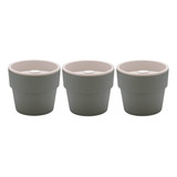 Conjunto 3 Vasos Auto Irrigáveis Horta Vasos Para Plantas Te