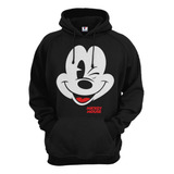 Sudadera Estilo Mikey Mouse, Unisex Con Capucha Y Cangurera