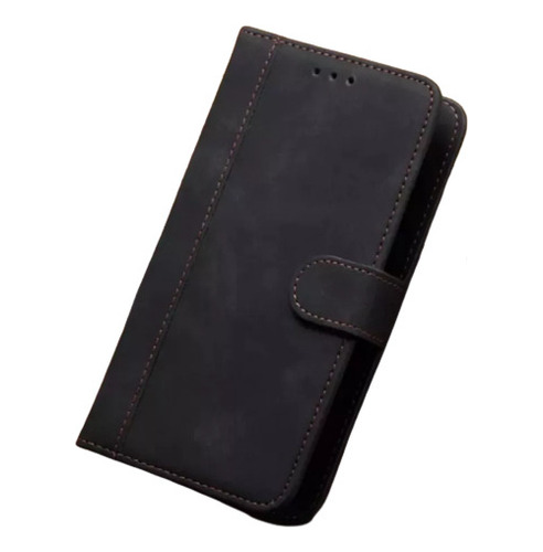 Funda Wallet Cam Protect Gamuza Para Motorola Moto E22